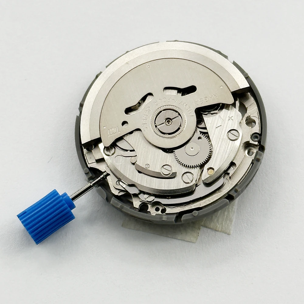 NH35 Mouvement Automatique Japonais Authentique – 24 Jewels – Compatible Seiko Mod - Date Noire 1