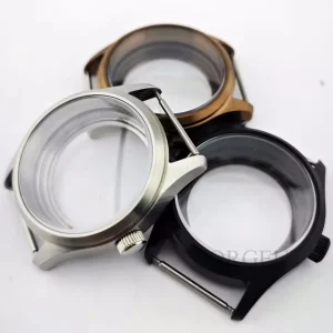 Boite NH35 36mm/39mm, verre saphir NH34 NH35 NH36 avec couronne. 5