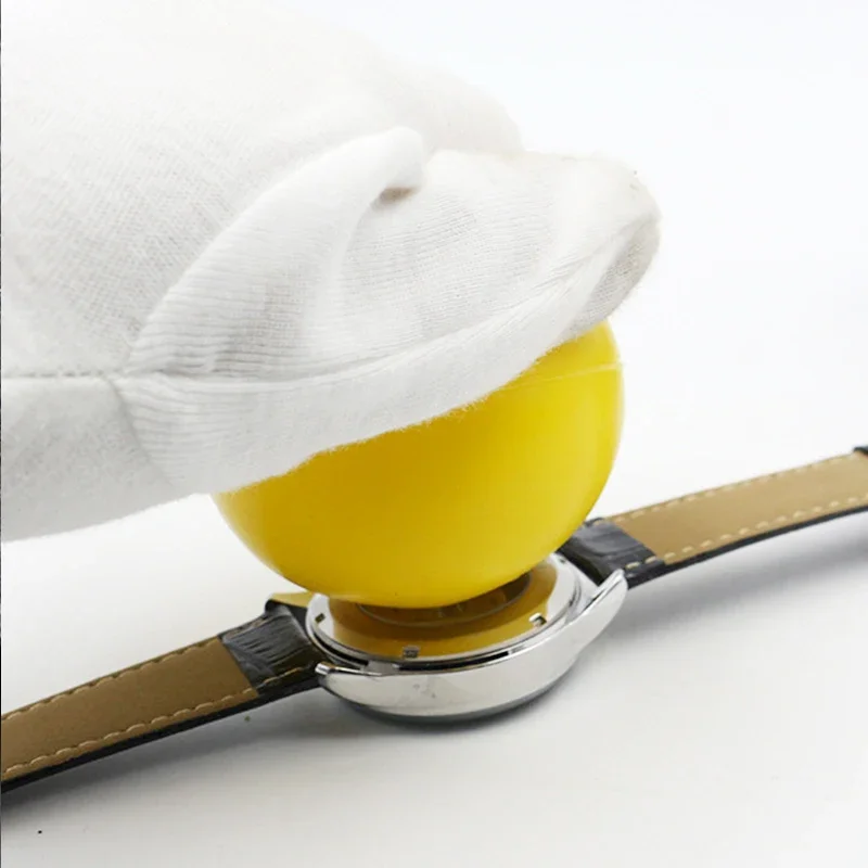 Boule d'ouverture arrière de boîtier de montre, Type de vis, boule gonflable collante à Friction en caoutchouc pour horloger, Kits d'outils de réparation de montres 4